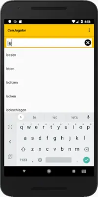 ConJugator Free android App screenshot 2